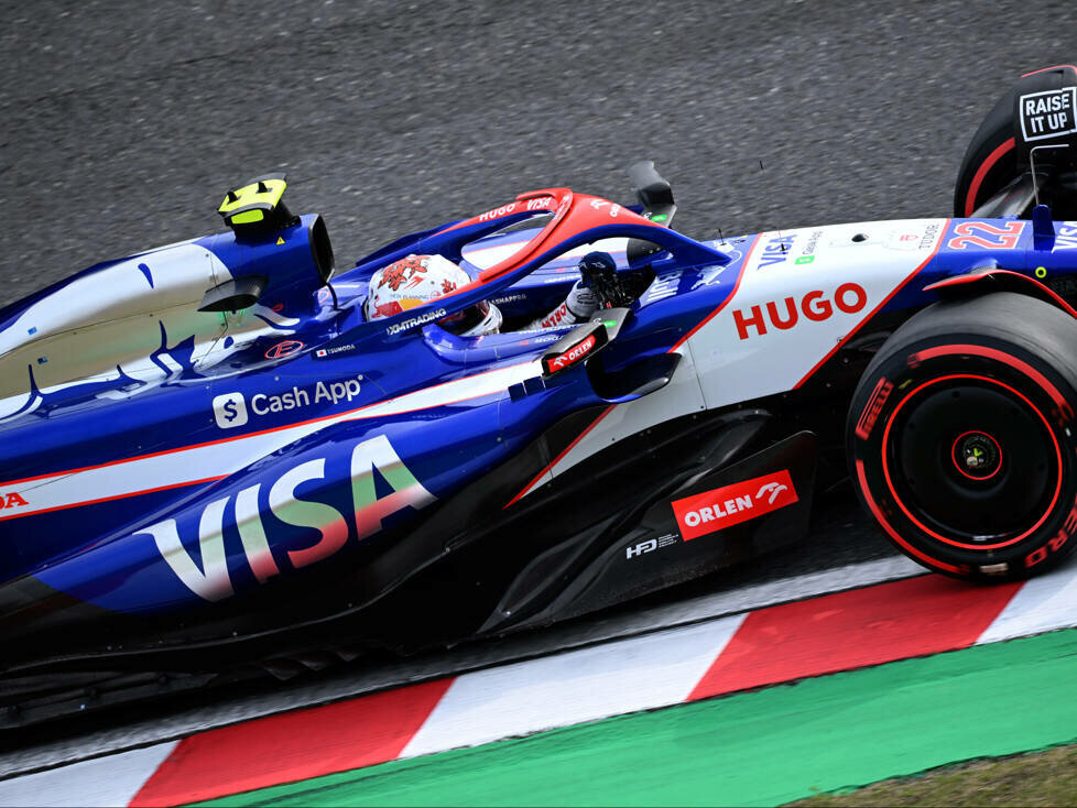Yuki Tsunoda (Racing Bulls VCARB 01) beim Qualifying zum Formel-1-Rennen in Japan 2024