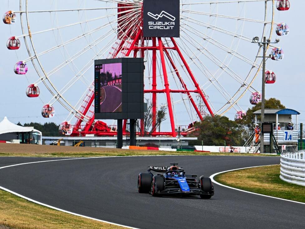 Williams tut sich mit Suzukas schnellen Richtungswechseln schwer