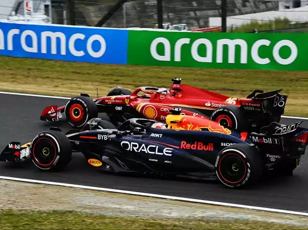 Charles Leclerc, Max Verstappen Titel-Bild zur News: Charles Leclerc, Max Verstappen