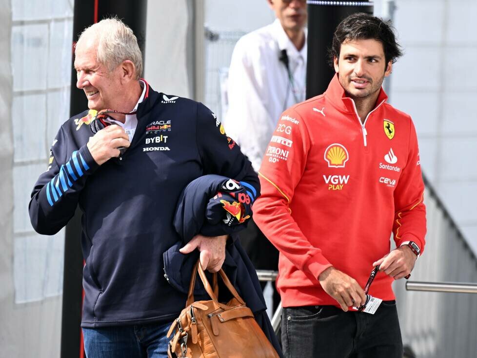 Marko und Sainz kommen am Sonntag gemeinsam an die Strecke in Suzuka