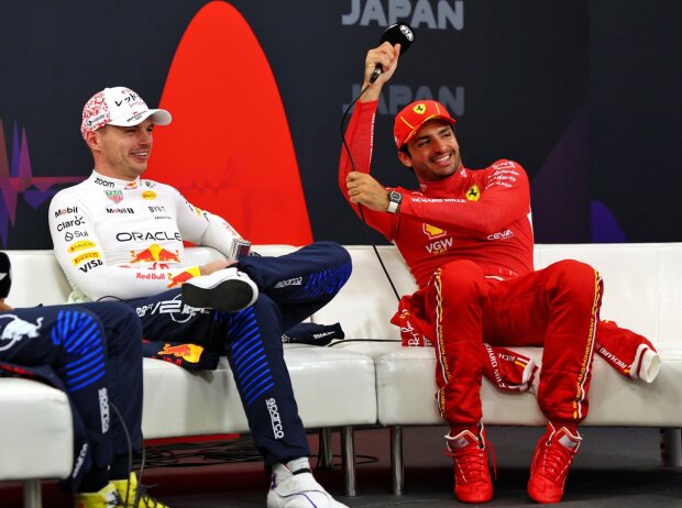 Bisher die zwei Fahrer der Saison: Max Verstappen und Carlos Sainz
