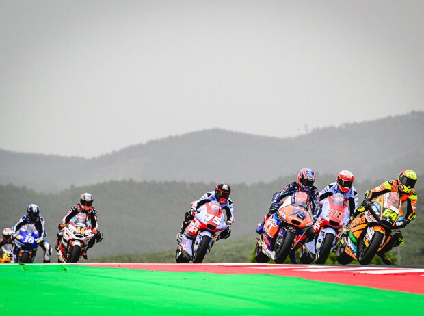 Moto2-Action in Portimao 2024