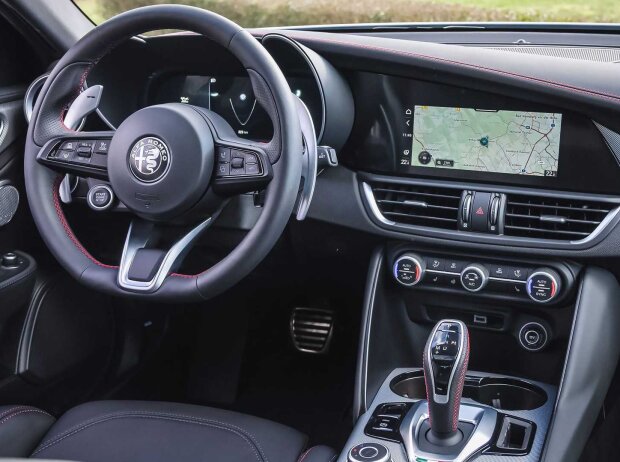 Cockpit der Alfa Romeo Giulia Cockpit der Alfa Romeo Giulia