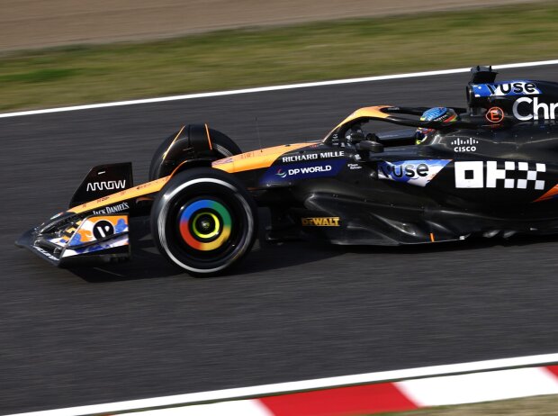 Titel-Bild zur News: Oscar Piastri im McLaren MCL38 beim Formel-1-Rennen in Japan 2024