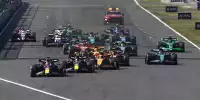 Die Startphase beim Formel-1-Rennen in Japan 2024 auf dem Suzuka Circuit