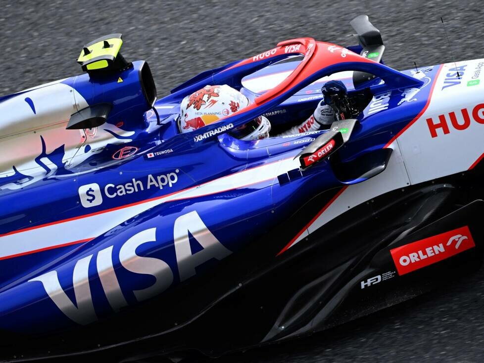 Yuki Tsunoda im Racing Bulls VCARB 01 beim Formel-1-Rennen in Japan 2024