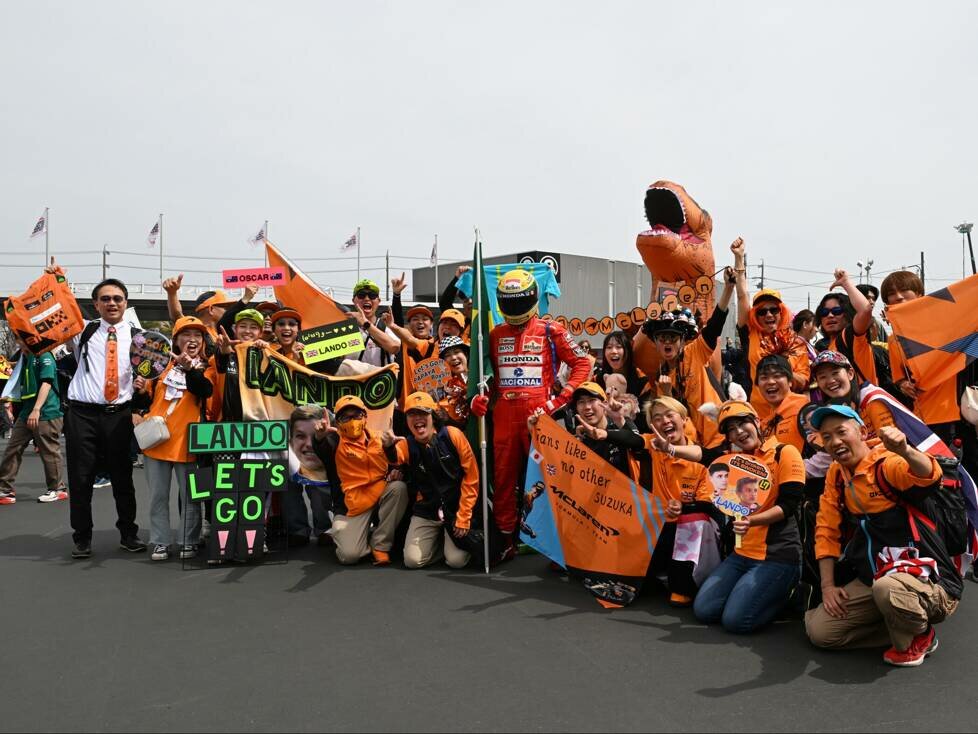 Formel-1-Fans beim Grand Prix von Japan 2024 in Suzuka