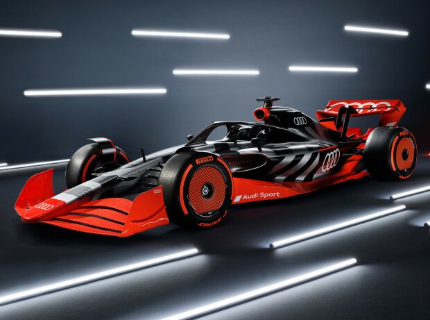 Titel-Bild zur News: Audi-Showcar zum angekündigten Formel-1-Einstieg in der Saison 2026
