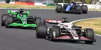 Kein Vorbeikommen: Magnussen hielt Bottas in Schach