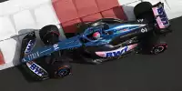 Der Alpine A523 bei Formel-1-Testfahrten in Abu Dhabi 2023