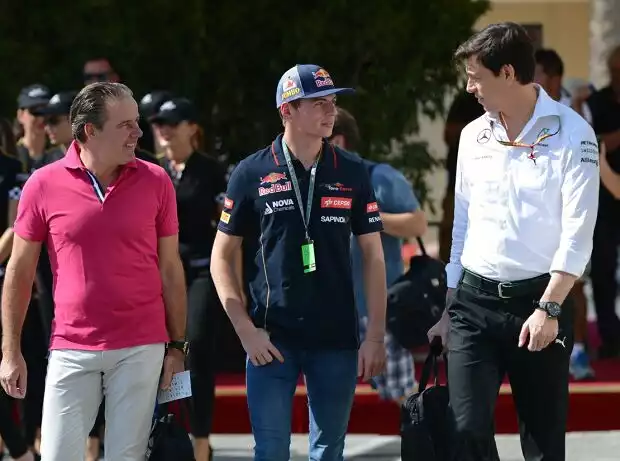 Max Verstappen, Toto Wolff Titel-Bild zur News: Max Verstappen, Toto Wolff