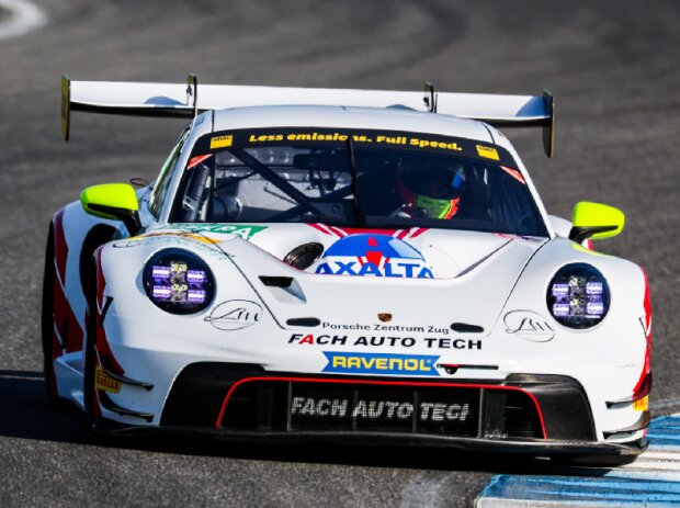Titel-Bild zur News: Alexander Fach fuhr im Fach-Porsche die schnellste Rundenzeit