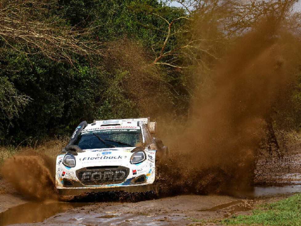 WRC-Auto bei der Safari-Rallye 2023