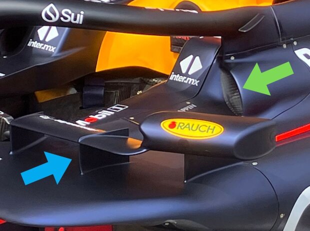 Aerodynamische Updates am Red Bull RB20 beim Formel-1-Rennen in Japan 2024 Aerodynamische Updates am Red Bull RB20 beim Formel-1-Rennen in Japan 2024
