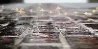Regen am Indianapolis Motor Speedway