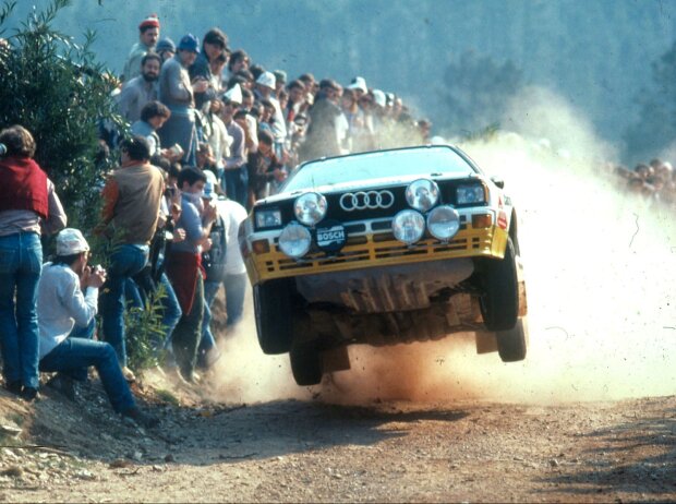 Titel-Bild zur News: Walter Röhrl bei der Rallye Portugal 1984
