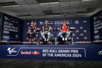 Brad Binder (KTM), Jorge Martin (Pramac) und Enea Bastianini (Ducati) 