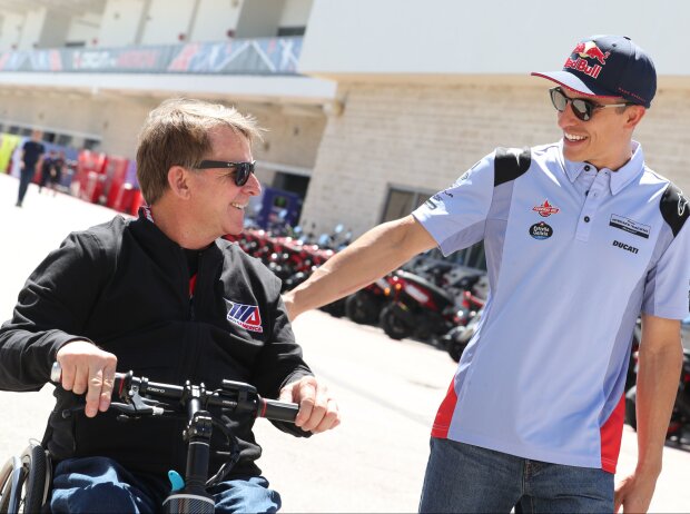 Wayne Rainey, Marc Marquez Wayne Rainey, Marc Marquez