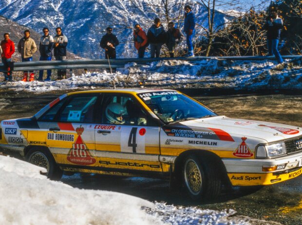 Walter Röhrl bei der Rallye Monte Carlo 1987