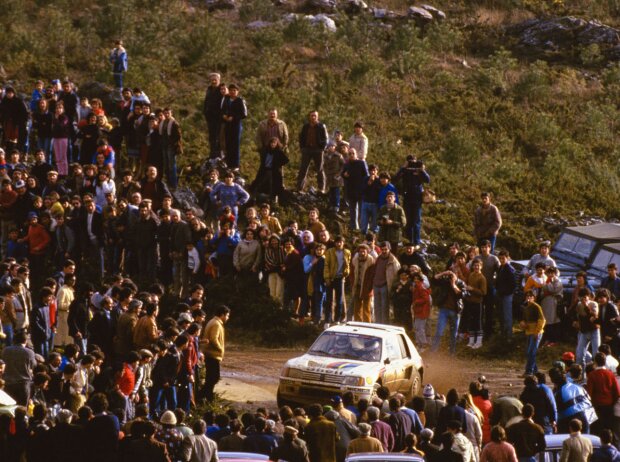 Ari Vatanen bei der Rallye Portugal 1985