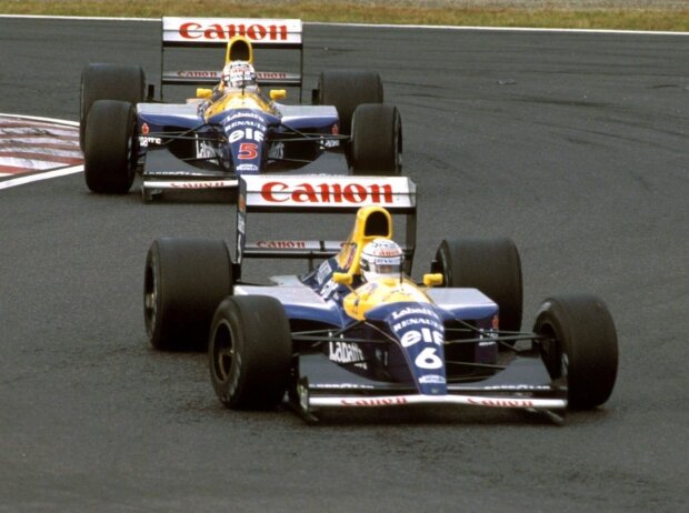 Titel-Bild zur News: Riccardo Patrese, Nigel Mansell