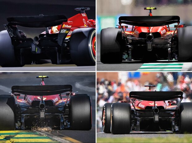 Beam-Wing-Varianten am Ferrari SF-24 in der Formel-1-Saison 2024 Beam-Wing-Varianten am Ferrari SF-24 in der Formel-1-Saison 2024