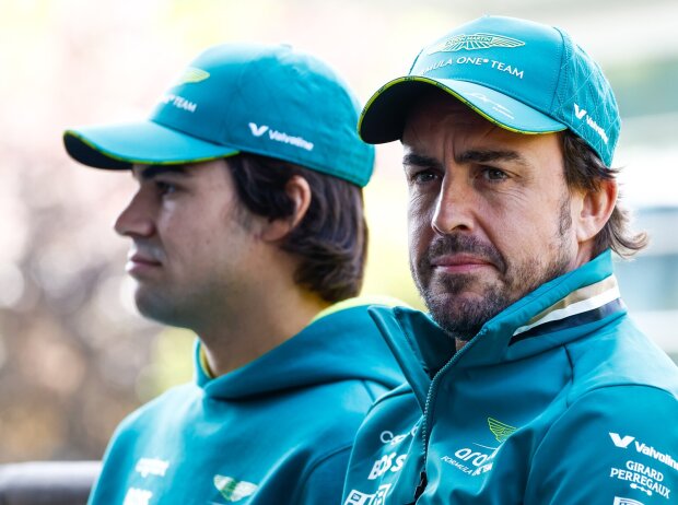 Titel-Bild zur News: Fernando Alonso, Lance Stroll