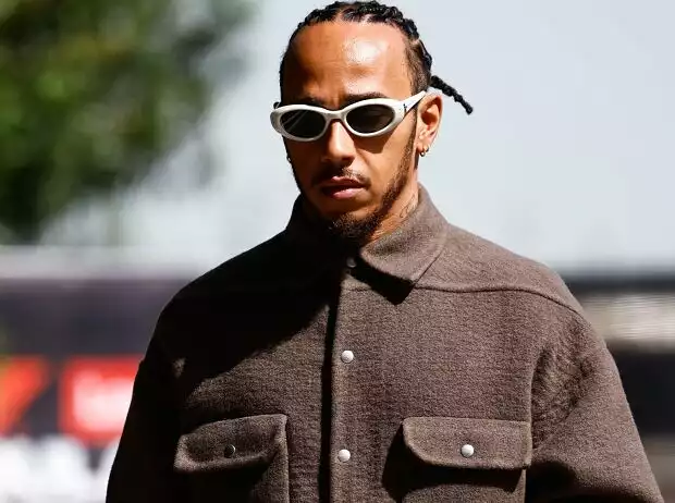 Titel-Bild zur News: Lewis Hamilton (Mercedes) vor dem Formel-1-Rennen in China 2024