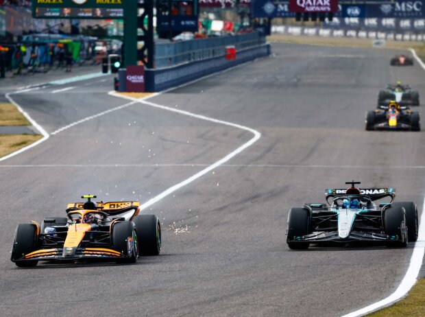 Im Moment fährt auch Kundenteam McLaren Mercedes vor der Nase rum