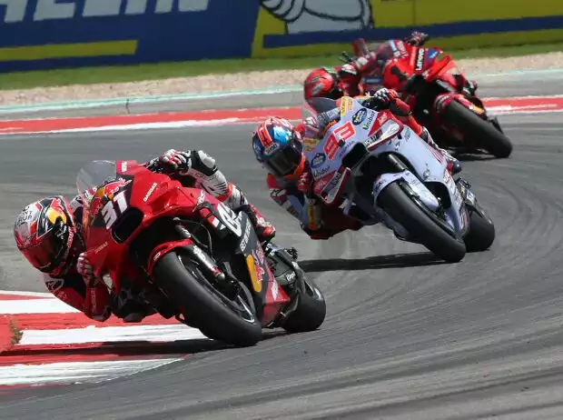 Pedro Acosta, Marc Marquez, Francesco Bagnaia Titel-Bild zur News: Pedro Acosta, Marc Marquez, Francesco Bagnaia