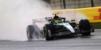 Lewis Hamilton (Mercedes W15) im Qualifying zum Formel-1-Rennen in Schanghai 2024