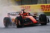 Regen bremst Ferrari aus: Leclerc crasht mit kalten Reifen
