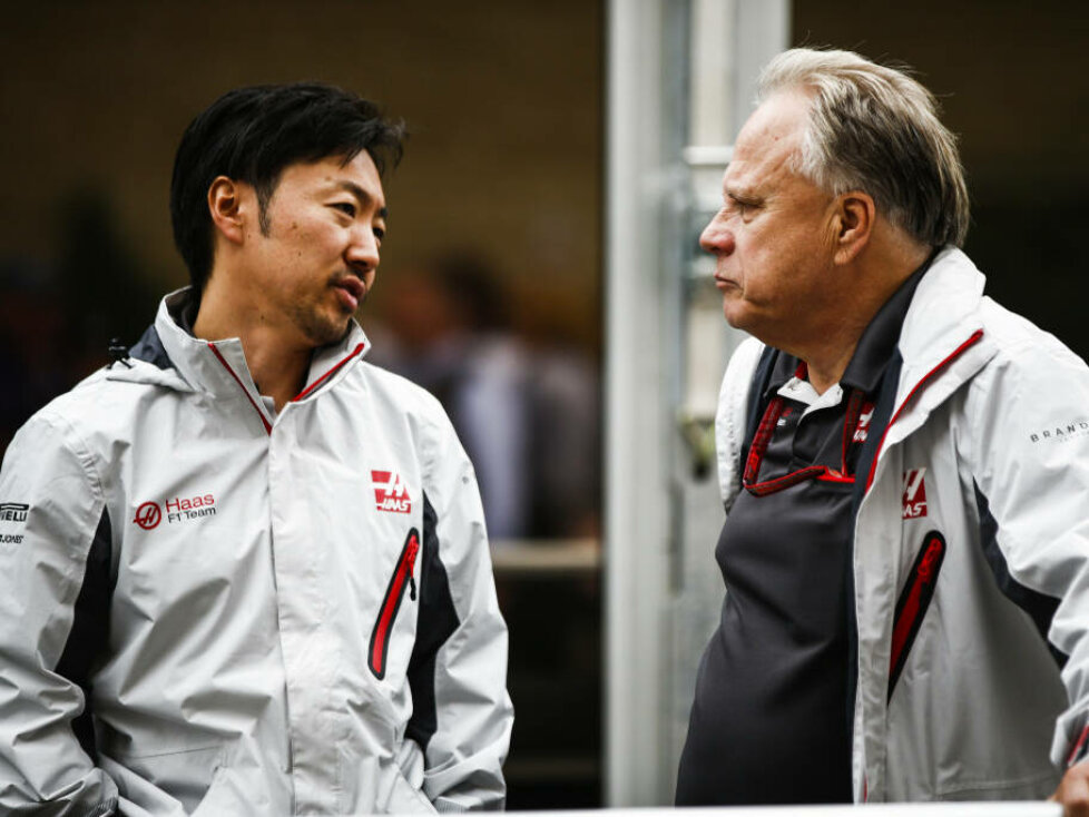 Ayao Komatsu und Gene Haas