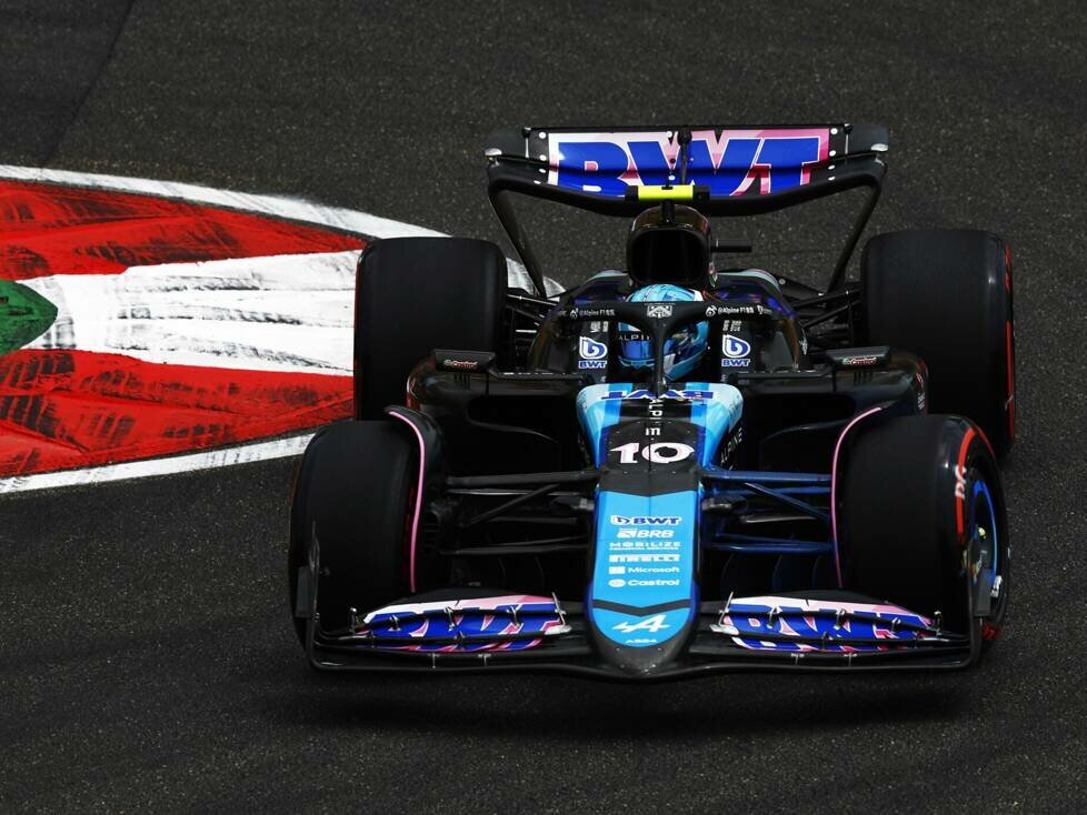 Pierre Gasly lag im Sprint-Qualifying als 16. knapp vor Esteban Ocon