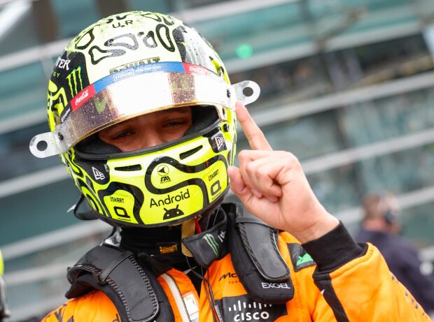 Die 1 steht: Lando Norris auf Pole für den Sprint in Schanghai