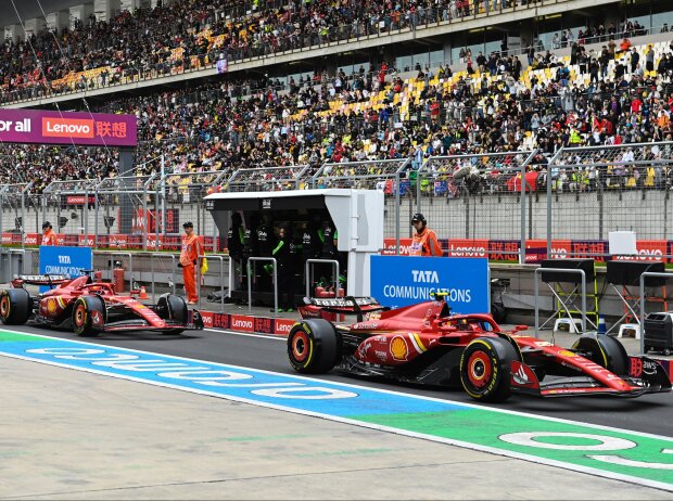 Das lange Warten in der Boxengasse zahlte sich für Ferrari nicht aus