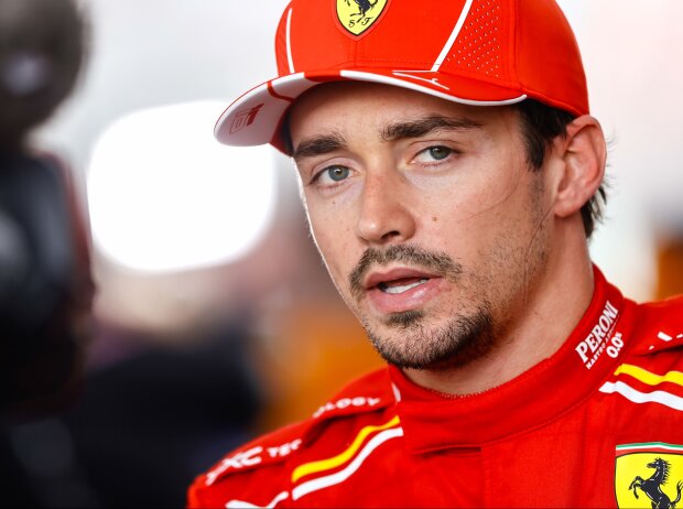 Titel-Bild zur News: Charles Leclerc (Ferrari) nach dem Formel-1-Sprint in China 2024