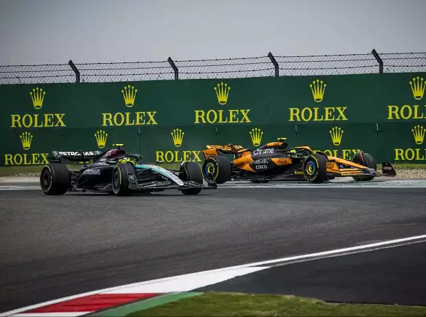Lewis Hamilton, Lando Norris Titel-Bild zur News: Lewis Hamilton, Lando Norris