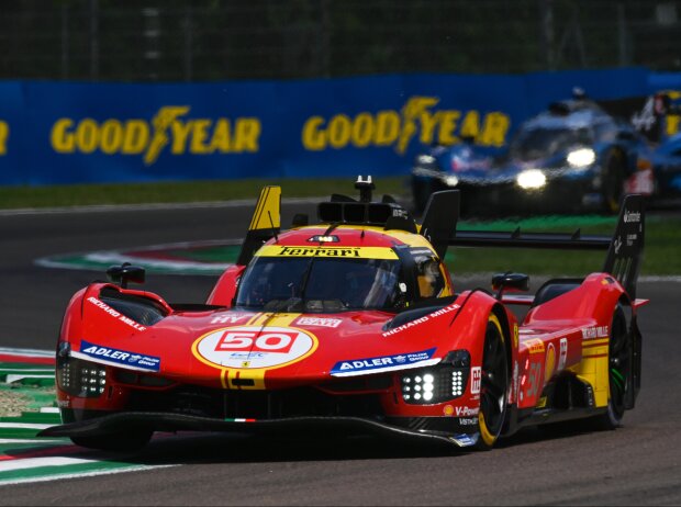 Titel-Bild zur News: Der Ferrari #50 startet die 6h von Imola 2024 von Pole