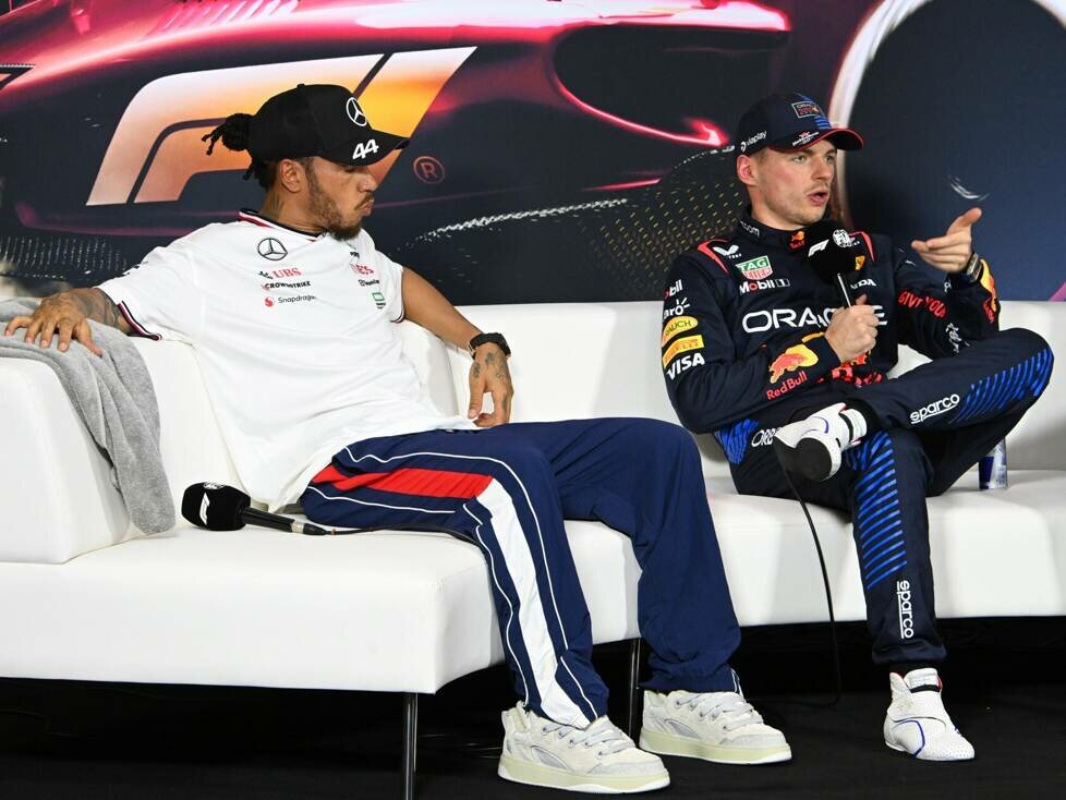 Gegen Max Verstappen hatte Lewis Hamilton am Samstag mal wieder das Nachsehen