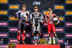 Nicholas Spinelli, Toprak Razgatlioglu und Alvaro Bautista 