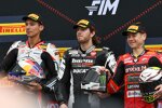 Alvaro Bautista, Toprak Razgatlioglu und Nicholas Spinelli 