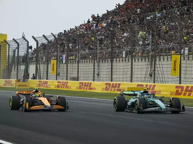 Fernando Alonso, Lando Norris Titel-Bild zur News: Fernando Alonso, Lando Norris