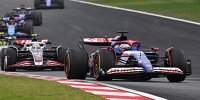 Dafür gab es Ärger: Daniel Ricciardo vor Nico Hülkenberg