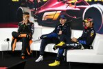 Lando Norris (McLaren), Max Verstappen (Red Bull) und Sergio Perez (Red Bull) 