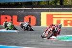 Nicolo Bulega, Jonathan Rea und Alex Lowes 