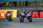 Alex Lowes, Remy Gardner und Jonathan Rea 