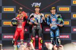 Alvaro Bautista, Toprak Razgatlioglu und Remy Gardner 