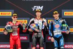 Alvaro Bautista, Toprak Razgatlioglu und Remy Gardner 