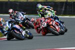 Nicolo Bulega, Andrea Locatelli, Jonathan Rea und Axel Bassani 